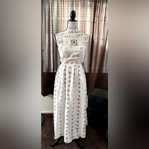 Small and Medium-New American Eagle Flower Summer Dress